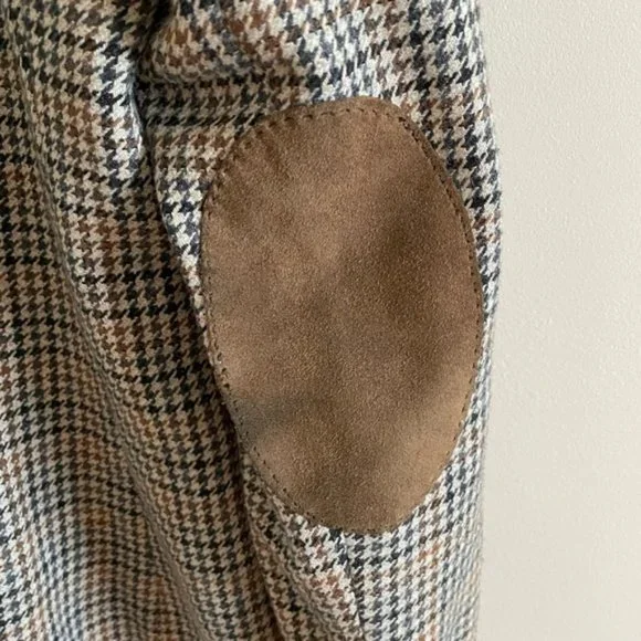 Zara Double Breasted Houndstooth Blazer Size Small - Dark Academia Aesthetic - Picture 10 of 12